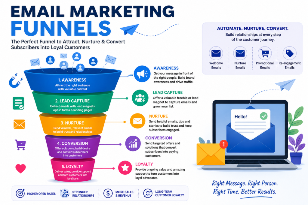 Email marketing Sales funnel