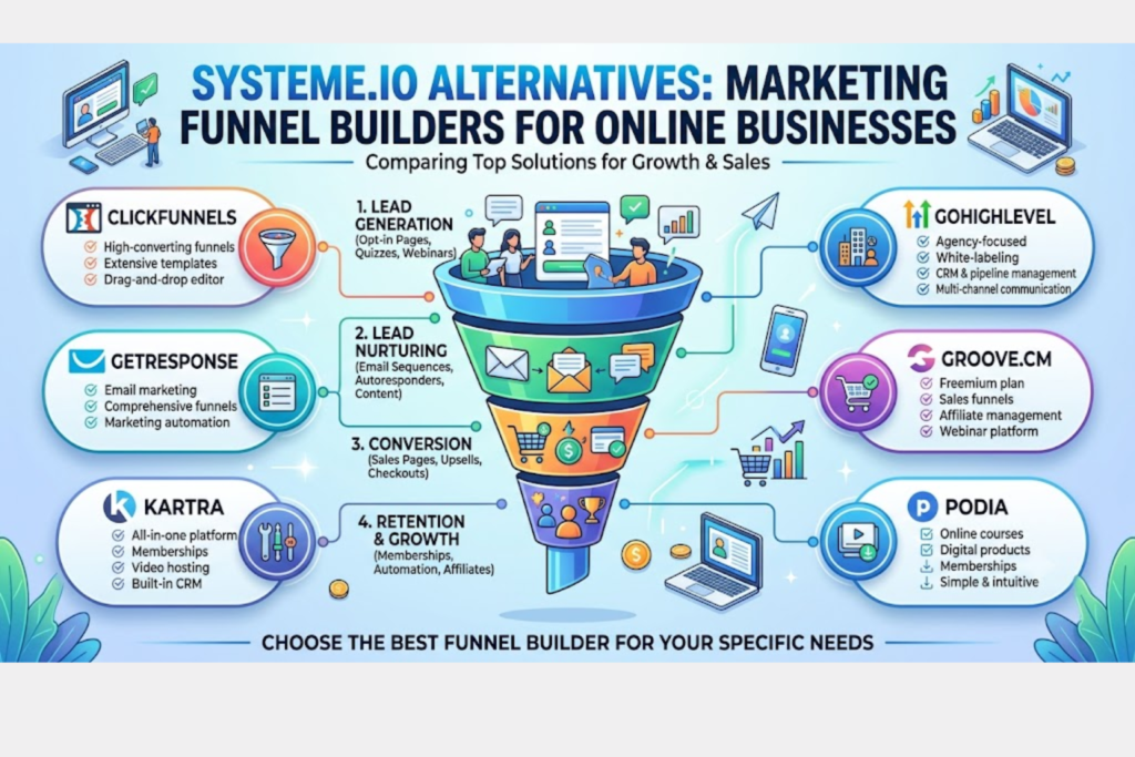 Systeme.io Alternatives Marketing Funnel
