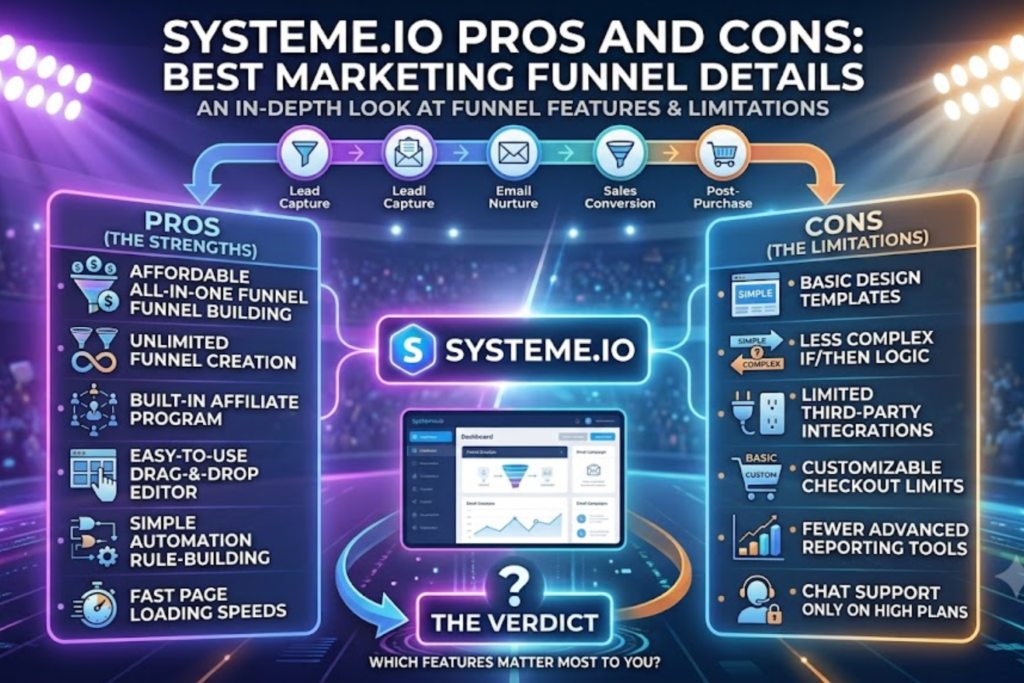 Systeme.io Pros and Cons