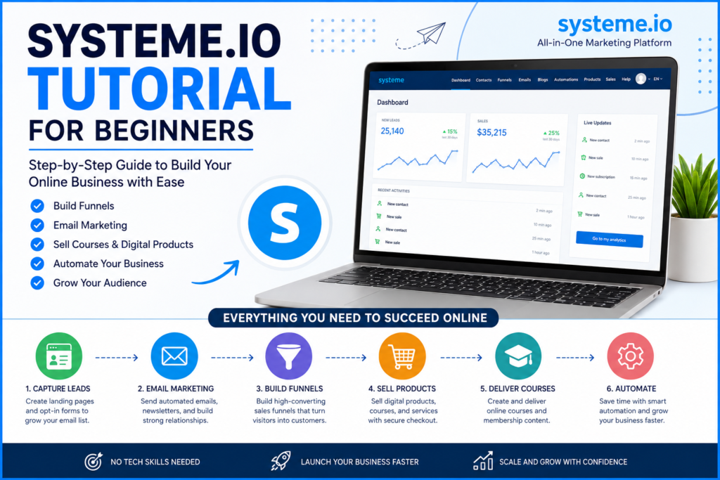 Systeme.io Tutorial for Beginners