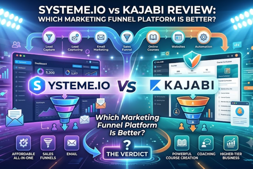 Systeme.io vs Kajabi Review