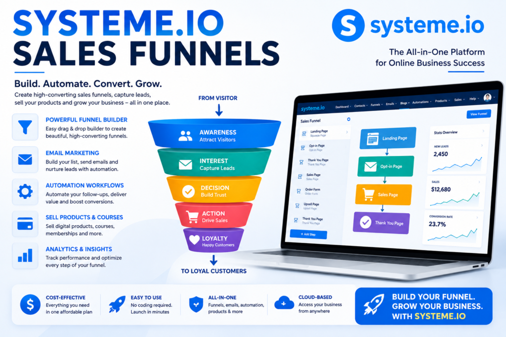 systeme.io sales funnel