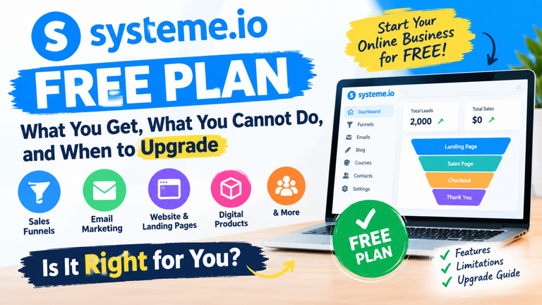 Systeme.io Free Plan